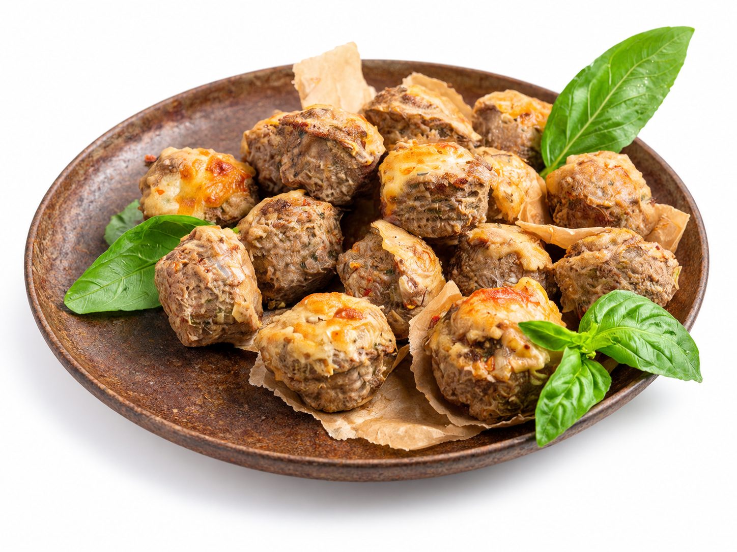 Кето-маффины с мясным рулетом — готовое блюдо