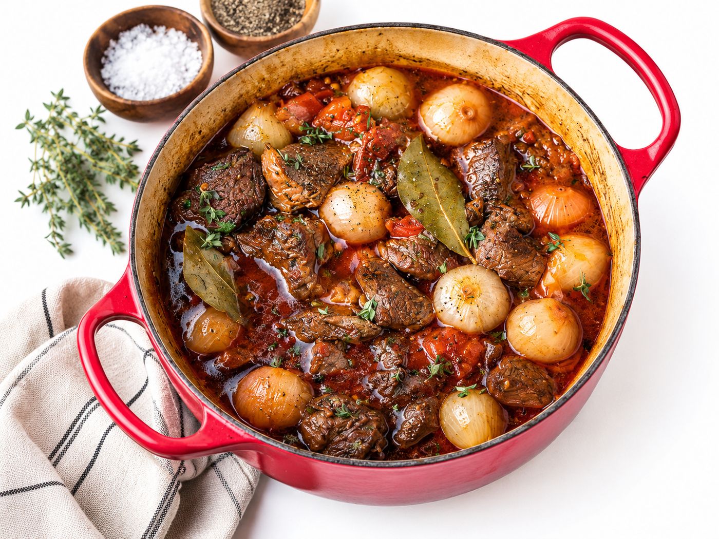 Стифадо (греческое рагу из мяса и лука) — готовое блюдо